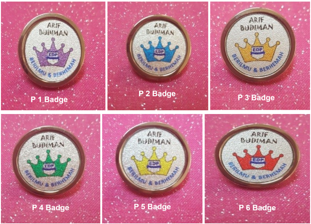 arif budiman collar pin badges